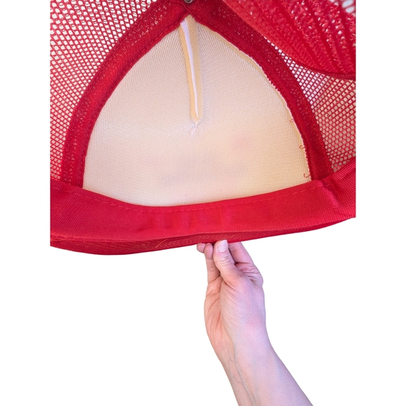 Vintage 80s/90s Foam Front Mesh Back Trucker Hat, Reliance Tractor Vernon BC - Picture 2 of 4